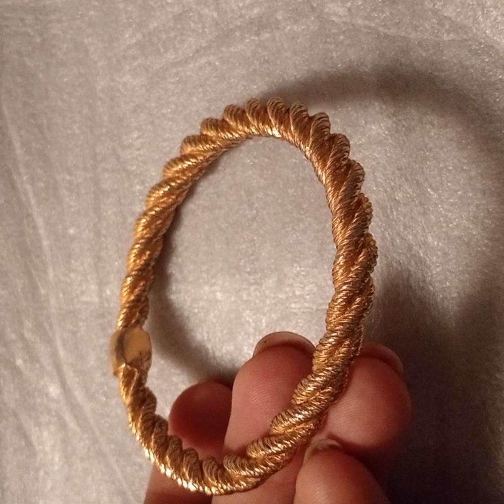 Twisted Rope Bangle Bracelet - image 5